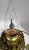 Vintage Art Deco Accurate Brass Boudoir Lamp, Custard Glass Shade For Sale - Image 9 of 16