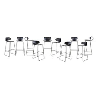 Maxima Stools by William Sawaya and Paolo Moroni, Italy, 1990s, Set of 10 For Sale