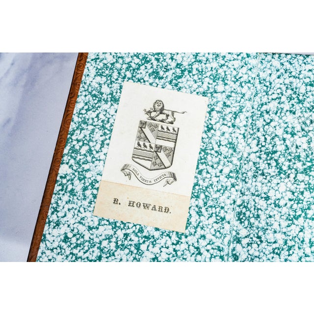 Animal Skin Set of 10, History of Greece by George Grote Complete 10 Volume Full Leather Antique Book Set For Sale - Image 7 of 12