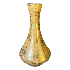 Vintage 22k Gold Stangl Hollywood Glam Vase