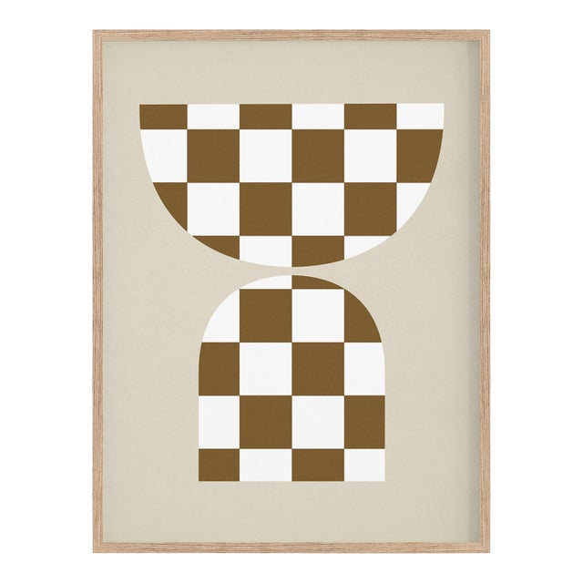 Contemporary Abstract Checkers Giclee Print For Sale