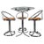 Mid-Century Modern Dining Chairs with Table, Italy, 1970s, Set of 5 For Sale - Image 18 of 18