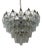 Murano Glass Polygon Chandelier, 1980s For Sale