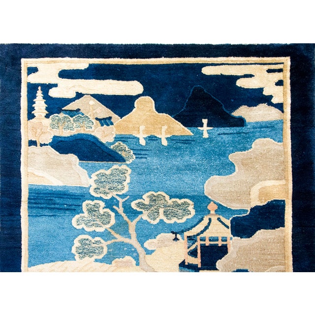 Early 20th Century Chinese Art Deco Chris Rug For Sale - Image 10 of 14