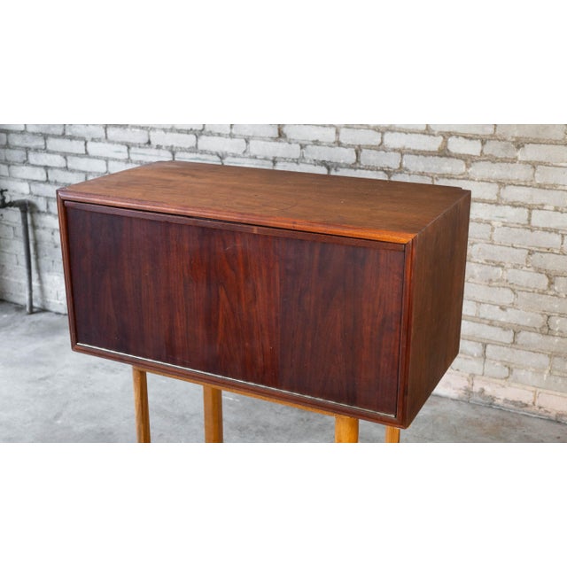 Poul Cadovius 1960s Poul Cadovius Attributed Wall Unit Desk Cabinet For Sale - Image 4 of 18