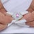 Natural 0.35 cts pink sapphire & 1.41 cts diamond ring in 18k gold For Sale - Image 12 of 18