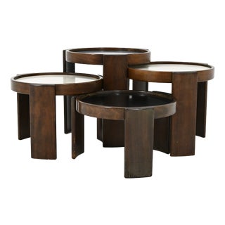 Model 780 Nesting Tables by Gianfranco Frattini for Cassina, 1960s, Set of 4 For Sale