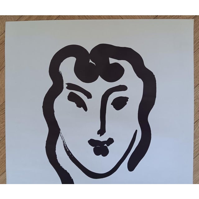 Original Exhibition Poster, National Library, Paris after Henri Matisse, 1981 For Sale - Image 4 of 8