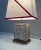 Brass & Marble Table Lamp For Sale - Image 3 of 6