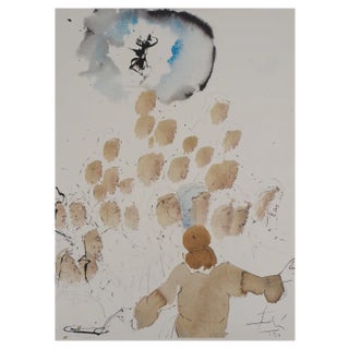 Salvador Dali, Biblia Sacra, The Merchants of the Temple, Lithograph For Sale