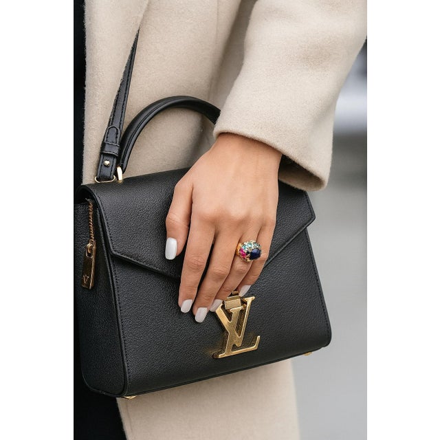 Bochic "Capri" Vintage Diamond, Ruby, Emerald & Sapphire Ring Set 18K Gold & Silver For Sale - Image 14 of 18