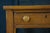 Antique Early American Sheraton Style Oak Farmhouse Side Work Table W/ Drawer For Sale - Image 12 of 15