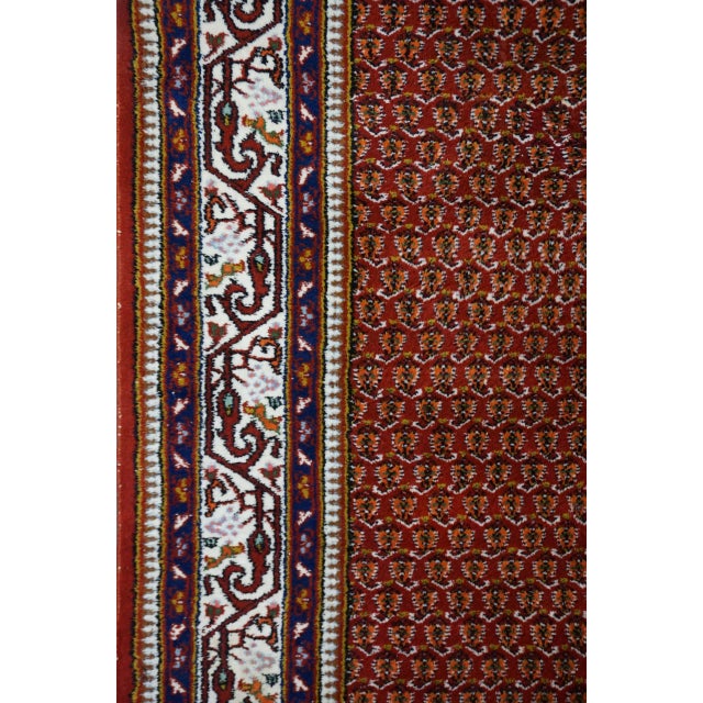 This vintage, high-quality wool Indian rug with vibrant colors and a beautiful size. : Let your home shine with this...