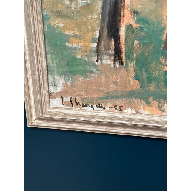 Ingeborg Strangell, Trees, 1950s, Oil on Canvas, Framed For Sale - Image 12 of 18