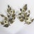 Metal Torch Cut Brass Leaf and Shell Flower Wall Art Hollywood Recency Mid 20th Century - Set of 2 For Sale - Image 7 of 12
