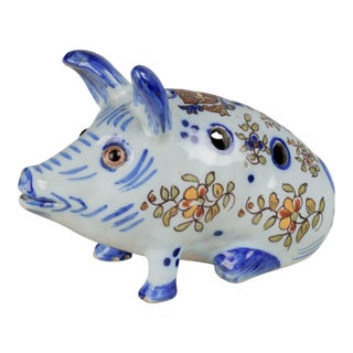Desvres Fourmaintraux French Faience Pique Fleurs Bud Vase For Sale
