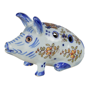 Desvres Fourmaintraux French Faience Pique Fleurs Bud Vase