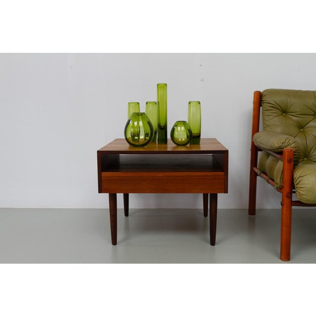 Danish Rosewood Side Table with Drawer, 1960s For Sale - Image 18 of 18