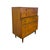 Vintage Mid Century Modern American Walnut Tallboy 5 Drawer Dresser For Sale - Image 10 of 10