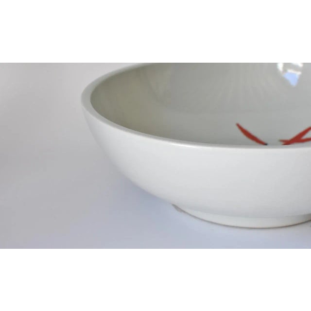 Red Pepper Ceramic Sink For Sale - Image 9 of 13