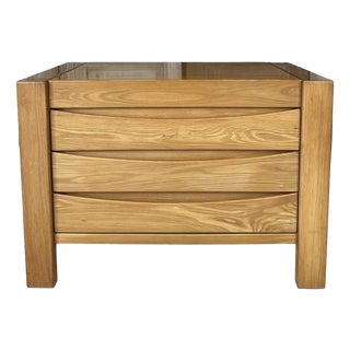 Elm Chest of Drawers in the style of Maison Regain, 1980s-1990s For Sale