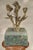 Art Nouveau Gilt Bronze 7-Light Candelabra With Green Alabaster Base For Sale - Image 4 of 12