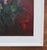 Original Still Life Oil Painting of Bouquet of Red Poppies Flowers Floral Signed Helm '76 Mid Century Modern For Sale - Image 4 of 5