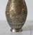 Metal Vintage Hand-Etched Brass Vase For Sale - Image 7 of 8