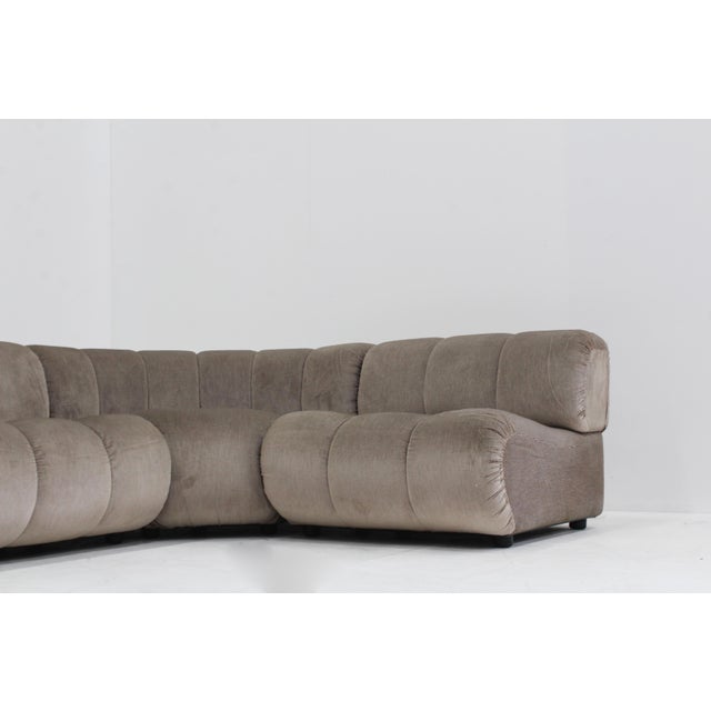 Vintage Italian Modular Sofa by Giuseppe Munari, Italy, 1970s, Set of 5 For Sale - Image 9 of 15