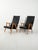 Scandinavian High Back Armchairs, 1960s, Set of 2 For Sale - Image 3 of 11