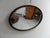 Wood Antique Oval Mahogany Mirror, 1890s For Sale - Image 7 of 9