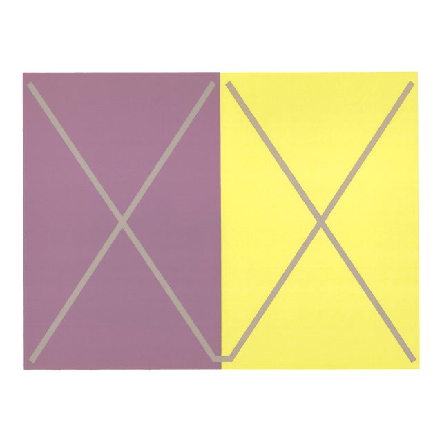 Josef Albers 1963 "Interaction of Color" Folder Vi-3 Right Side Silkscreen Print For Sale