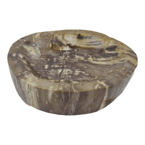 Late 20th Century Natural Solid Stone Pocket Change Catchall Valet Dish Decorative Stone Bowl