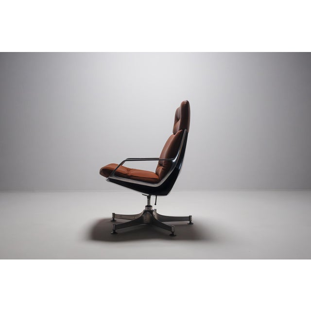 High Commander Office Chair by Jorge Zalszupin for L'Atelier, Brazil, 1980s For Sale - Image 9 of 18