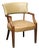 Late 20th Century Studded Vinyl Tan Chair For Sale