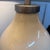 Mid 20th Century Gourd Shaped Crackle Finish Table Lamp, Cream For Sale - Image 9 of 11