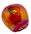 Hand-Blown Iridescent Art Glass Apple Paper Weight For Sale - Image 9 of 9