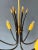 Vintage Spider Pendant Lamp in Yellow, 1950s For Sale - Image 10 of 11