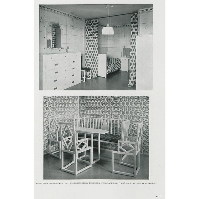 Object: art nouveau armchair (3 examples available) design: josef hoffmann school (vienna, circa 1912) execution: unknown...