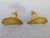 French Mid 20th Century Pair Gold Gilt Corbel Style Wall Shelves For Sale - Image 3 of 7