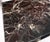 Pair of Square Black & Dark Red & White Veins Marble Side End Tables Stands Mint For Sale - Image 9 of 13