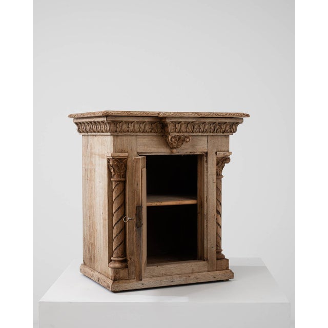 19th Century Belgian Bleached Oak Box For Sale - Image 4 of 18
