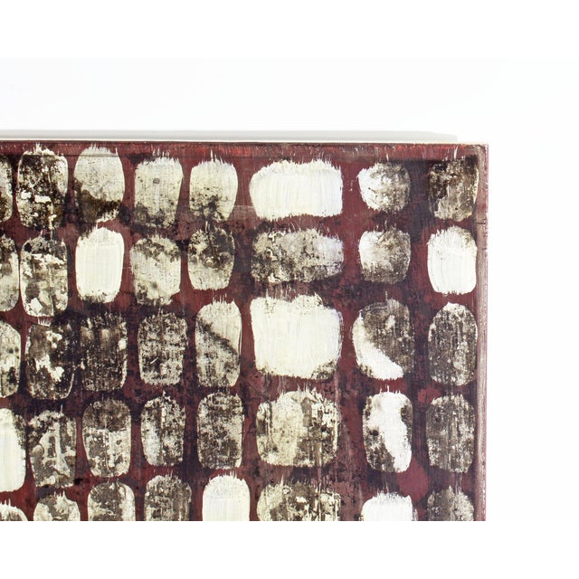 1997 “Catacombs” Mixed Media on Wood Panel Painting by Deanna Lee For Sale - Image 4 of 8