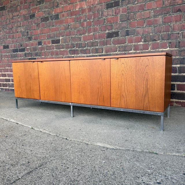 Knoll Knoll International Teak Credenza by Florence Knoll For Sale - Image 4 of 12