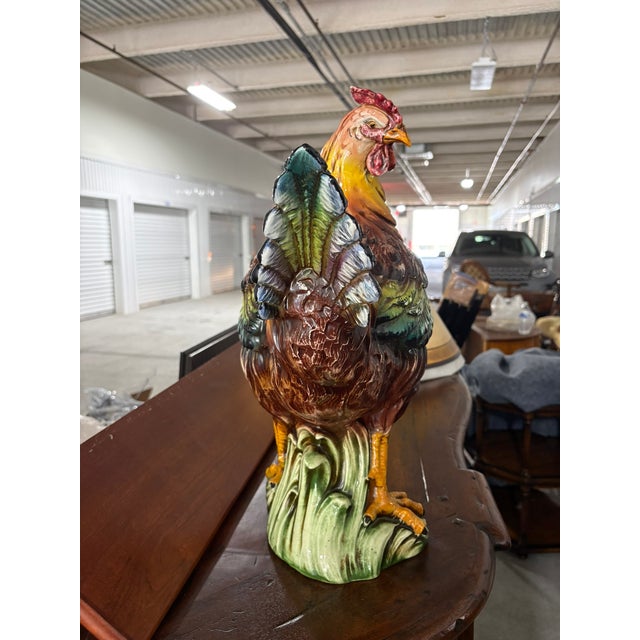 Sur La Table Porcelain Rooster, 20th Century For Sale In Savannah - Image 6 of 7