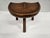 Antique Tripod Three-Legged Wooden Milking Stool For Sale - Image 4 of 9