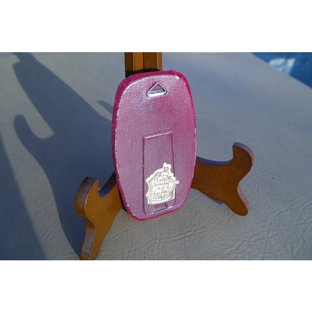 Metal Mid 20th Century 'Les Etains Du Galion' French Pewter Cameo Silhouette Young Boy With Lamb For Sale - Image 7 of 12