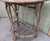 Late 20th Century Bent Hickory Demilune Console Table With Lower Shelf Hollywood Production Provenance For Sale - Image 4 of 5