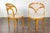 Biedermeier 19th Century Chairs with Ebonized Accents and New Upholstery, a Pair For Sale - Image 4 of 12