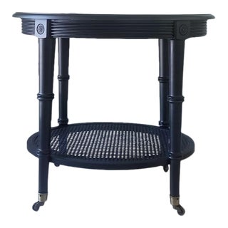 Ethan Allen British Classics Freeport Oval Round Table For Sale